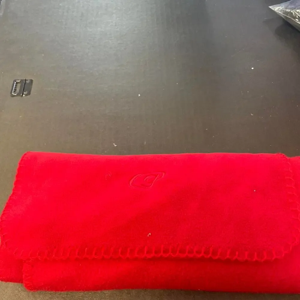 Red fleece blanket